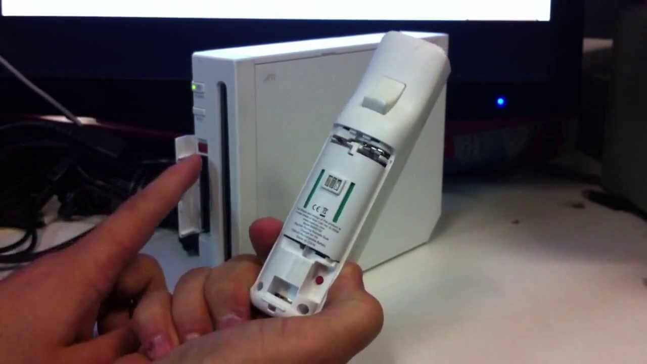 synchronisation manette wii