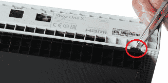 changer disque dur XboxOne X Etape 1