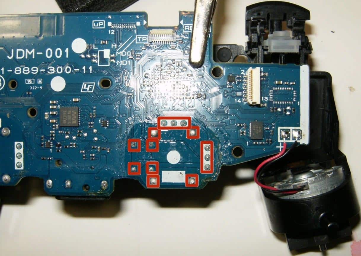 Etape 9-joystick ps4 bug