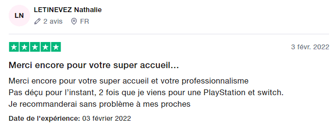 avis gamefix réparation console